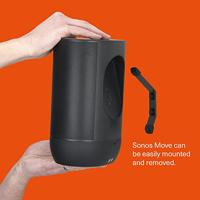 Mountson Buiten/Binnen Muurbeugel voor Sonos Move en Move 2 - Zwart - thumbnail