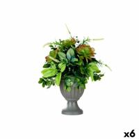 Decoratieve plant Fluitglas Plastic 25 x 36 x 25 cm (4 Stuks) - thumbnail