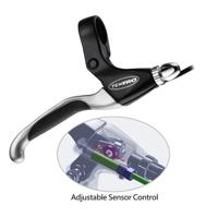 Tektro el550fr-rs remgreepset m/afslagschakelaar zw/satijn - thumbnail