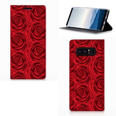 Samsung Galaxy Note 8 Smart Cover Red Roses