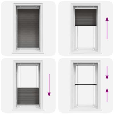 Pliss rolgordijn 75x100 cm stofbreedte 74,4 cm polyester zwart