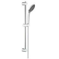 GROHE Vitalio Joy 110 Mono Glijstangset - 60cm - ronde handdouche - 1 straalsoort - gladde doucheslang - chroom/zwart 27322000 - thumbnail