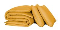 De Witte Lietaer De Witte Lietaer dekbedovertrek Olivia Golden Yellow 140x200/220 - thumbnail