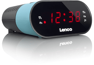 Lenco CR-07 Wekker radio Blauw