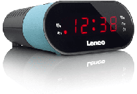 Lenco CR-07 Wekker radio Blauw - thumbnail