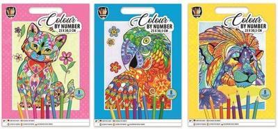 Grafix Colouring Schilderen op nummer