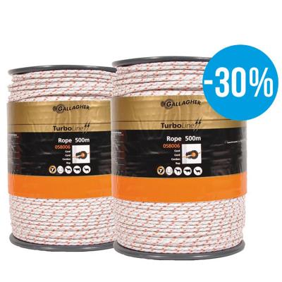 Gallagher Duopack TurboLine cord wit 2x500m - 069798 - 069798