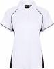 Finden+Hales FH371 Ladies´ Piped Performance Polo - White/Black/Black - L Finden+Hales FH371 Ladies´ Piped Performance Polo - White/Black/Black - L