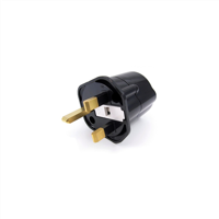 Reisstekker brennenstuhl adapter gb/uk zwart - thumbnail