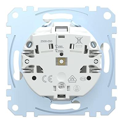 Merten MEG2311-0419 Wandcontactdoos System M Polar-wit 1 stuk(s)