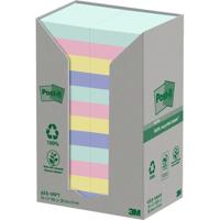 Memoblok Post-it 653-1RPT 38x51mm rainbow pastel 24 stuks - thumbnail