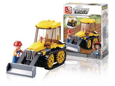 Sluban Small Bulldozer bouwstenen set