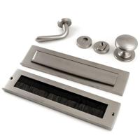 Hardbrass Voordeurset Pragma/Silvia compleet linkswijzend SKG3 met kerntrekbeveiliging - PVD Inox - thumbnail