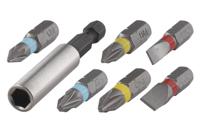 Wolfcraft Bit-set | Sleuf/kruiskop | PH/PZ | 7-delig | 1 set - 2446000 - thumbnail