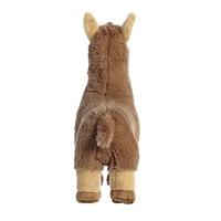 Eco Nation Pluchen knuffel - lama - 28 cm - thumbnail