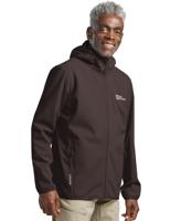 Jack wolfskin Bornberg Hoody Softshell Jas Heren Peat S - thumbnail