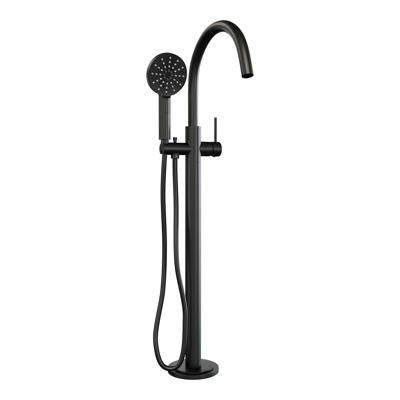 Vrijstaande Badkraan Brauer Black Met Handdouche Rond Mat Zwart Vrijstaande Badkraan Brauer Black Met Handdouche Rond Mat Zwart
