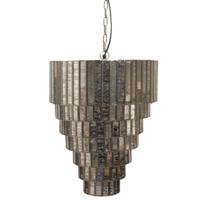 PTMD hanglamp ceylin zilverkleurig 51 cm | 2 stuks - thumbnail