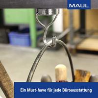 Maul Neodymium magneet MAUL (Ø x h) 38.5 mm x 55 mm Rond, Met haak Zilver 1 stuk(s) 6155696 - thumbnail