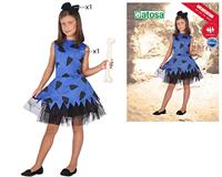 Kostuums voor Kinderen Grotbewoner Blauw (2 pcs) Maat 3-4 Jaar - thumbnail