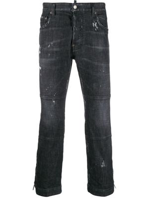 Dsquared2 distressed slim-fit jeans - Black