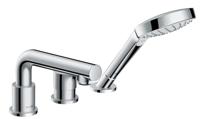 Hansgrohe Talis S driegats badrandmengkraan afbouwdeel voor inbouwdeel 13439180, chroom - thumbnail