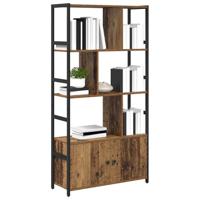 Boekenkast Oud hout 80 x 30 x 155,5 cm Bewerkt hout - thumbnail