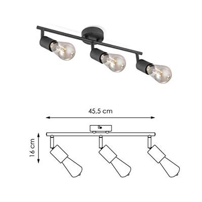 Light depot - opbouwspot Mello 3 lichts - zwart - Outlet Light depot - opbouwspot Mello 3 lichts - zwart - Outlet