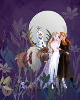 Komar Into Wonderland Fotobehang - Disney Frozen Full Moon Hike - IADX4-092 - thumbnail