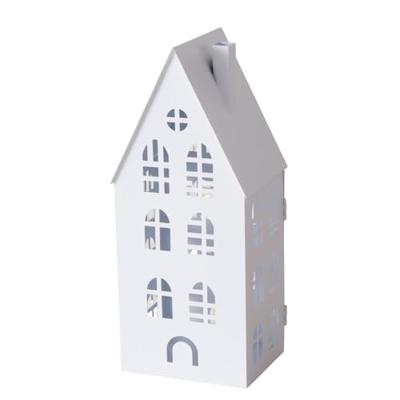 Boltze Home lantaarnset huis 3-delig wit Boltze Home lantaarnset huis 3-delig wit