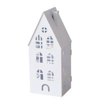 Boltze Home lantaarnset huis 3-delig wit - thumbnail