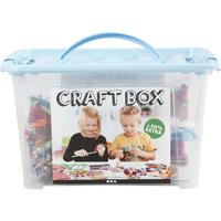Creativ Company Hobbybox blauw met creatieve materialen, 1st. - thumbnail