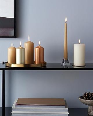 Bolsius gotische kaars 245/24 doos 4 Metallic Zilver Bolsius gotische kaars 245/24 doos 4 Metallic Zilver