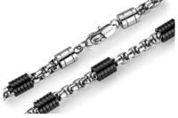 Monomen MM10855SSB Armband Heren Stainless steel 60 mm inner diameter - thumbnail