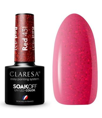 Claresa uv/led gellak 5ml red 431 warm feelings