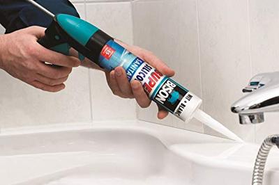 Bison Siliconenkit Sanitair Wit Crt 300Ml*12 Nl - 1491325 - 1491325 - thumbnail