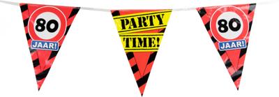 Paperdreams Party Vlag - 80 jaar