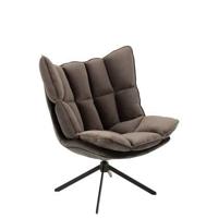 J-Line Fauteuil 'Madelaine' kleur Grijs/Beige - thumbnail