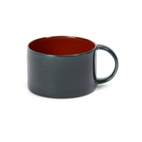 SERAX - Terres de Reves - Koffiekop 0,20l Rust/Dark Blue - thumbnail