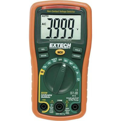 Extech EX330 Multimeter Digitaal CAT III 600 V Weergave (counts): 4000 Extech EX330 Multimeter Digitaal CAT III 600 V Weergave (counts): 4000