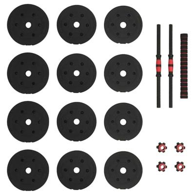 2-in-1 Halter Set Zwart en Rood 121 x 19,5 x 19,5 cm 2-in-1 Halter Set Zwart en Rood 121 x 19,5 x 19,5 cm