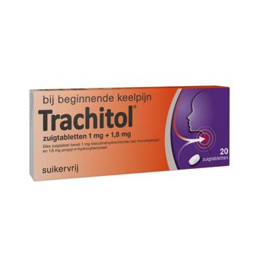 Trachitol Zuigtabletten suikervrij 20 Zuigtabletten