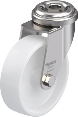 Blickle LRXA-PO 76G Zwenkwiel Wieldiameter: 75 mm Draagvermogen (max.): 75 kg 1 stuk(s)