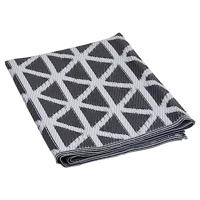 VidaXL Buitenkleed arakil 140x200 cm polypropeen zwart - thumbnail