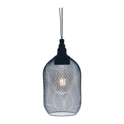Luxform hanglamp Samba solar 15 x 30 cm staal zwart