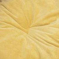 Hondenmand 99x89x21 cm pluche en kunstleer zwart en geel - thumbnail