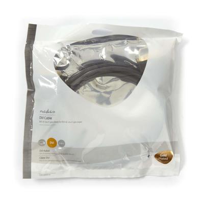 Nedis ccbp32000at20 dvi-kabel dvi-d 24+1-pins male - dvi-d 24+1-pins male 2,0 m antraciet