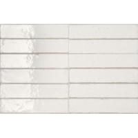 Wandtegel Ceramic-Apolo Raku 6x27 cm Glans Warm White (Doosinhoud: 0,78 M2) - thumbnail