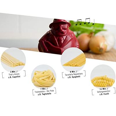 Brutus Kookt Al dente Pastatimer rood