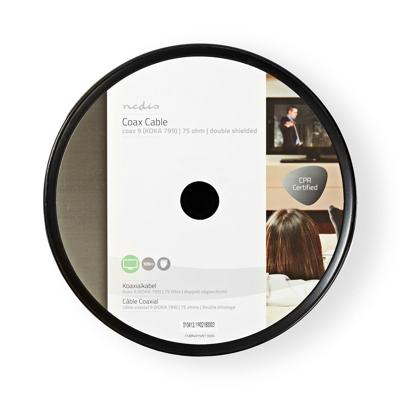 Nedis CSBR4015WT1000 Coaxkabel Coax 9 (koka 799) 100 M Rol Wit